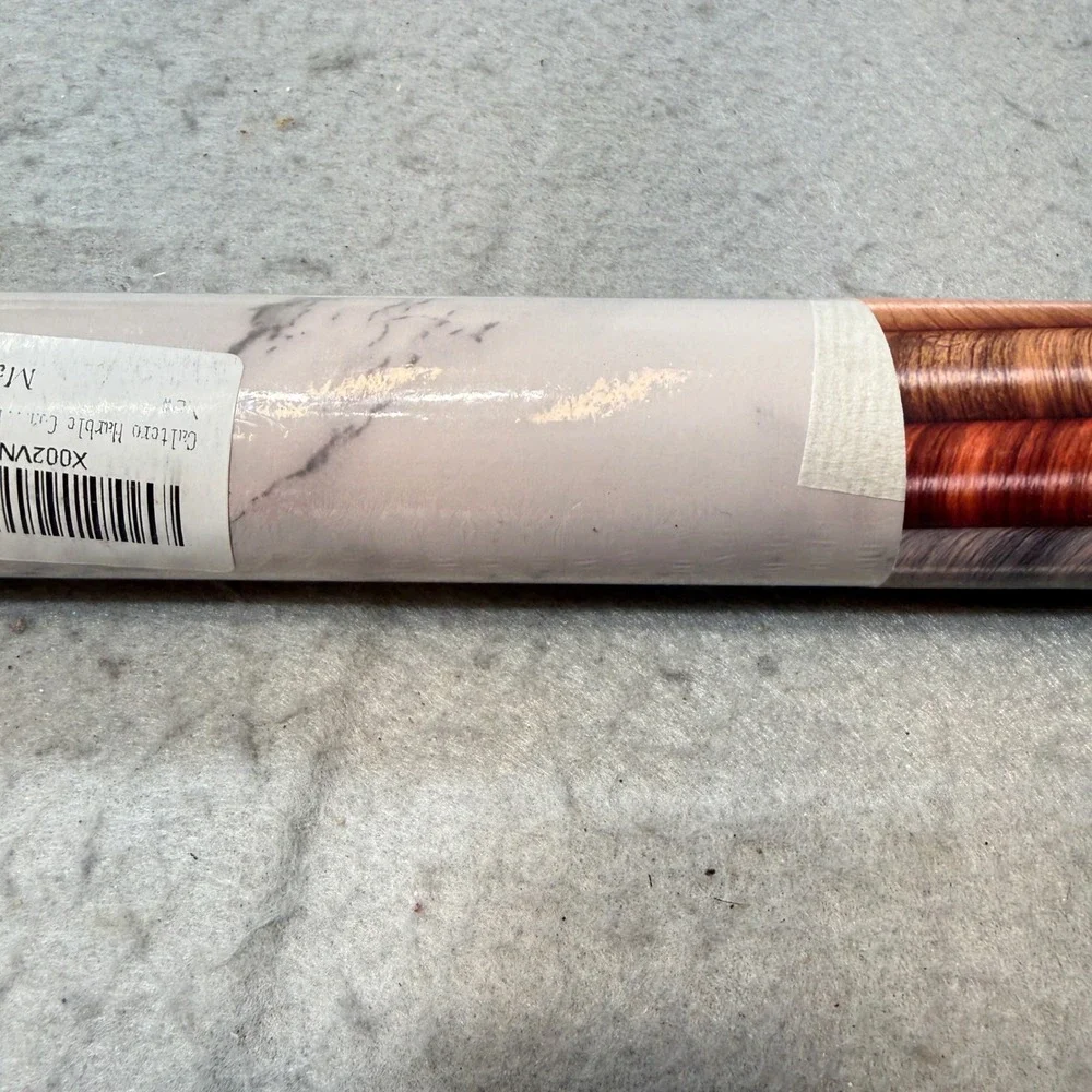 Caltero Marble Contact Paper White Grey New Peel and Stick Waterproof Vinyl Roll
